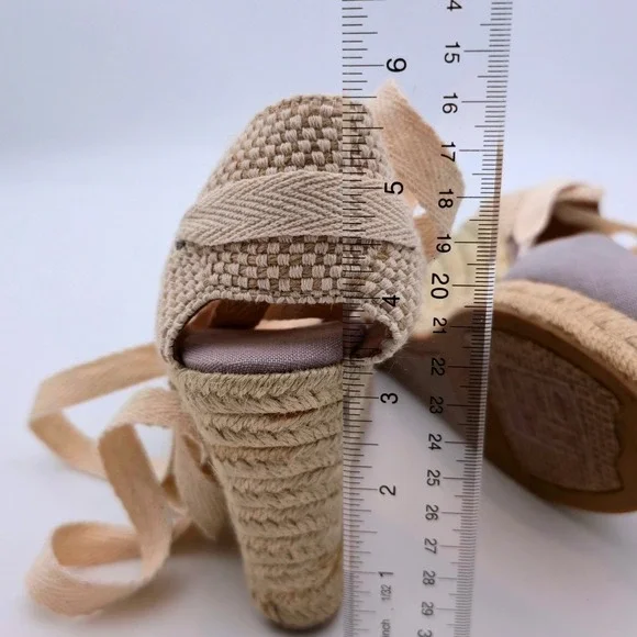 Soludos Espadrille Wedge Ankle Tie Up Sandals Shoes Women's - Picture 6 of 11